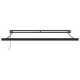 Toldo retráctil aluminio y tela naranja y marrón 3,5x2,5 m