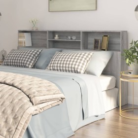 Möbel mit Kopfteil in Sonoma-Grau, 200 x 19 x 103,5 cm von vidaXL, Kopf- und Fußteile - Ref: Foro24-817259, Preis: 75,32 €, R...