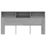 Möbel mit Kopfteil in Sonoma-Grau, 200 x 19 x 103,5 cm von vidaXL, Kopf- und Fußteile - Ref: Foro24-817259, Preis: 75,32 €, R...