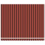Toldo retráctil aluminio y tela naranja y marrón 4x3 m