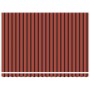 Toldo retráctil aluminio y tela naranja y marrón 4,5x3 m