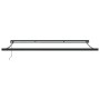 Toldo retráctil aluminio y tela naranja y marrón 4,5x3 m