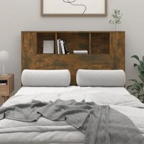 Smoked oak headboard furniture 120x18.5x102.5 cm by vidaXL, Headboards and footboards - Ref: Foro24-817267, Price: 50,52 €, D...