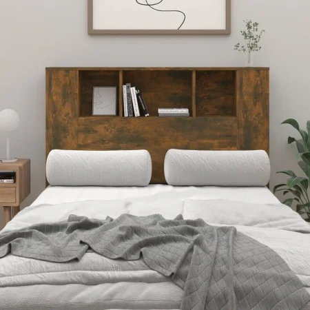 Smoked oak headboard furniture 120x18.5x102.5 cm by vidaXL, Headboards and footboards - Ref: Foro24-817267, Price: 54,55 €, D...