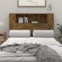 Smoked oak headboard furniture 120x18.5x102.5 cm by vidaXL, Headboards and footboards - Ref: Foro24-817267, Price: 54,55 €, D...