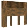 Smoked oak headboard furniture 120x18.5x102.5 cm by vidaXL, Headboards and footboards - Ref: Foro24-817267, Price: 54,55 €, D...