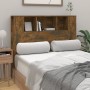Kopfteilmöbel aus geräucherter Eiche, 120 x 18,5 x 102,5 cm von vidaXL, Kopf- und Fußteile - Ref: Foro24-817267, Preis: 55,30...