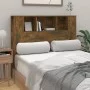 Smoked oak headboard furniture 120x18.5x102.5 cm by vidaXL, Headboards and footboards - Ref: Foro24-817267, Price: 54,55 €, D...