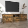 TV-Schrank aus geräuchertem Eichensperrholz, 140 x 35 x 40 cm von vidaXL, TV-Möbel - Ref: Foro24-817111, Preis: 80,28 €, Raba...