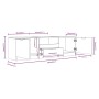 TV-Schrank aus geräuchertem Eichensperrholz, 140 x 35 x 40 cm von vidaXL, TV-Möbel - Ref: Foro24-817111, Preis: 80,28 €, Raba...