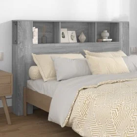 Möbel mit Kopfteil in Sonoma-Grau, 160 x 18,5 x 104,5 cm von vidaXL, Kopf- und Fußteile - Ref: Foro24-817274, Preis: 66,59 €,...