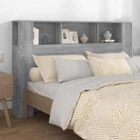 Möbel mit Kopfteil in Sonoma-Grau, 160 x 18,5 x 104,5 cm von vidaXL, Kopf- und Fußteile - Ref: Foro24-817274, Preis: 67,49 €,...