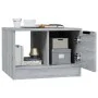 Mesa de centro madera contrachapada gris Sonoma 50x50x36 cm de vidaXL, Mesas de centro - Ref: Foro24-817076, Precio: 46,16 €,...