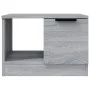 Mesa de centro madera contrachapada gris Sonoma 50x50x36 cm de vidaXL, Mesas de centro - Ref: Foro24-817076, Precio: 46,16 €,...