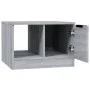Mesa de centro madera contrachapada gris Sonoma 50x50x36 cm de vidaXL, Mesas de centro - Ref: Foro24-817076, Precio: 46,16 €,...