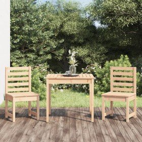 Mesa y sillas de jardín 3 piezas madera maciza de pino
