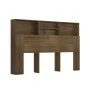 Mueble cabecero color marrón roble 160x19x103,5 cm de vidaXL, Cabeceros y pies de cama - Ref: Foro24-817254, Precio: 63,73 €,...