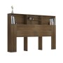 Oak brown headboard furniture 160x19x103.5 cm by vidaXL, Headboards and footboards - Ref: Foro24-817254, Price: 64,52 €, Disc...