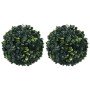 Bolas de boj artificial 2 unidades 22 cm en Flora artificial | Comprar online en Foro24