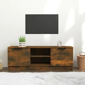 TV-Schrank aus geräuchertem Eichensperrholz, 102 x 35 x 36,5 cm von vidaXL, TV-Möbel - Ref: Foro24-817132, Preis: 67,13 €, Ra...