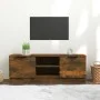 TV-Schrank aus geräuchertem Eichensperrholz, 102 x 35 x 36,5 cm von vidaXL, TV-Möbel - Ref: Foro24-817132, Preis: 67,13 €, Ra...