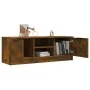TV-Schrank aus geräuchertem Eichensperrholz, 102 x 35 x 36,5 cm von vidaXL, TV-Möbel - Ref: Foro24-817132, Preis: 67,13 €, Ra...