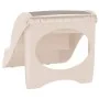 Folding dog ladder 3 steps cream plastic 50x38x38cm by vidaXL, Pet Steps and Ramps - Ref: Foro24-152233, Price: 53,47 €, Disc...