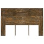 Mueble cabecero color roble ahumado 160x19x103,5 cm de vidaXL, Cabeceros y pies de cama - Ref: Foro24-817252, Precio: 62,97 €...