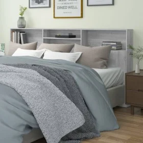 Möbel mit Kopfteil in Sonoma-Grau, 220 x 19 x 103,5 cm von vidaXL, Kopf- und Fußteile - Ref: Foro24-817262, Preis: 77,44 €, R...