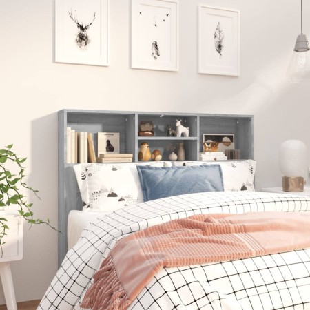 Mueble cabecero gris Sonoma 120x19x103,5 cm de vidaXL, Cabeceros y pies de cama - Ref: Foro24-817247, Precio: 58,27 €, Descue...