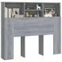 Möbel mit Kopfteil in Sonoma-Grau, 120 x 19 x 103,5 cm von vidaXL, Kopf- und Fußteile - Ref: Foro24-817247, Preis: 57,86 €, R...