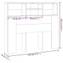 Möbel mit Kopfteil in Sonoma-Grau, 120 x 19 x 103,5 cm von vidaXL, Kopf- und Fußteile - Ref: Foro24-817247, Preis: 57,86 €, R...