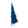 Half artificial Christmas tree with blue PVC support 180 cm by vidaXL, Christmas trees - Ref: Foro24-344682, Price: 25,88 €, ...