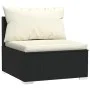 2-piece garden furniture set and black synthetic rattan cushions by vidaXL, Garden sets - Ref: Foro24-3101391, Price: 171,51 ...