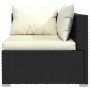 8-teiliges Gartenmöbel-Set und schwarze synthetische Rattankissen von vidaXL, Gartensets - Ref: Foro24-3101551, Preis: 795,21...