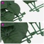 Toldo para balcón con hojas verde oscuro 300x75 cm