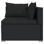 8-teiliges Gartenmöbel-Set und schwarze synthetische Rattankissen von vidaXL, Gartensets - Ref: Foro24-3101552, Preis: 912,41...