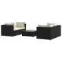 5-piece garden furniture set and black synthetic rattan cushions by vidaXL, Garden sets - Ref: Foro24-3101479, Price: 443,69 ...