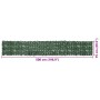 Toldo para balcón con hojas verde oscuro 500x75 cm