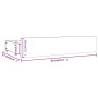 Cajones de cama 4 unidades madera maciza de pino blanco de vidaXL, Camas y accesorios - Ref: Foro24-814995, Precio: 107,82 €,...