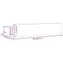 Cajones de cama 4 unidades madera maciza de pino blanco de vidaXL, Camas y accesorios - Ref: Foro24-814995, Precio: 106,53 €,...