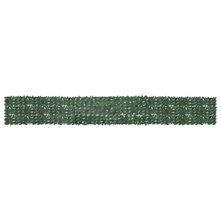 Toldo para balcón con hojas verde oscuro 600x75 cm