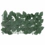 Toldo para balcón con hojas verde oscuro 600x75 cm