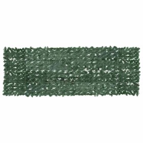 Toldo para balcón con hojas verde oscuro 300x100 cm