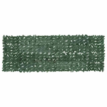 Toldo para balcón con hojas verde oscuro 300x100 cm