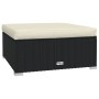 Gartenmöbel Set 4 Stück und Kissen Kunststoff Rattan schwarz von vidaXL, Gartensets - Ref: Foro24-3101639, Preis: 385,06 €, R...