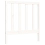 Weißer Massivholzbettrahmen mit Kopfteil 90x200 cm von vidaXL, Betten und Lattenroste - Ref: Foro24-3193777, Preis: 97,05 €, ...