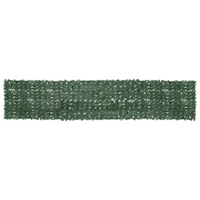 Toldo para balcón con hojas verde oscuro 500x100 cm