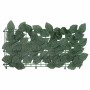 Toldo para balcón con hojas verde oscuro 500x100 cm