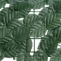 Toldo para balcón con hojas verde oscuro 500x100 cm